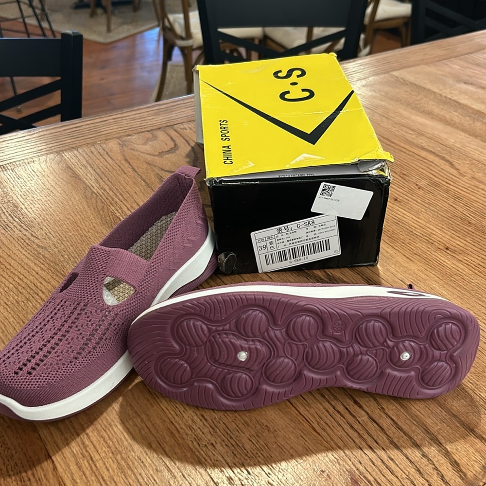CS sneakers.  Never worn.  Ordered from China.  Just too short for my foot. - Picture 2 of 4